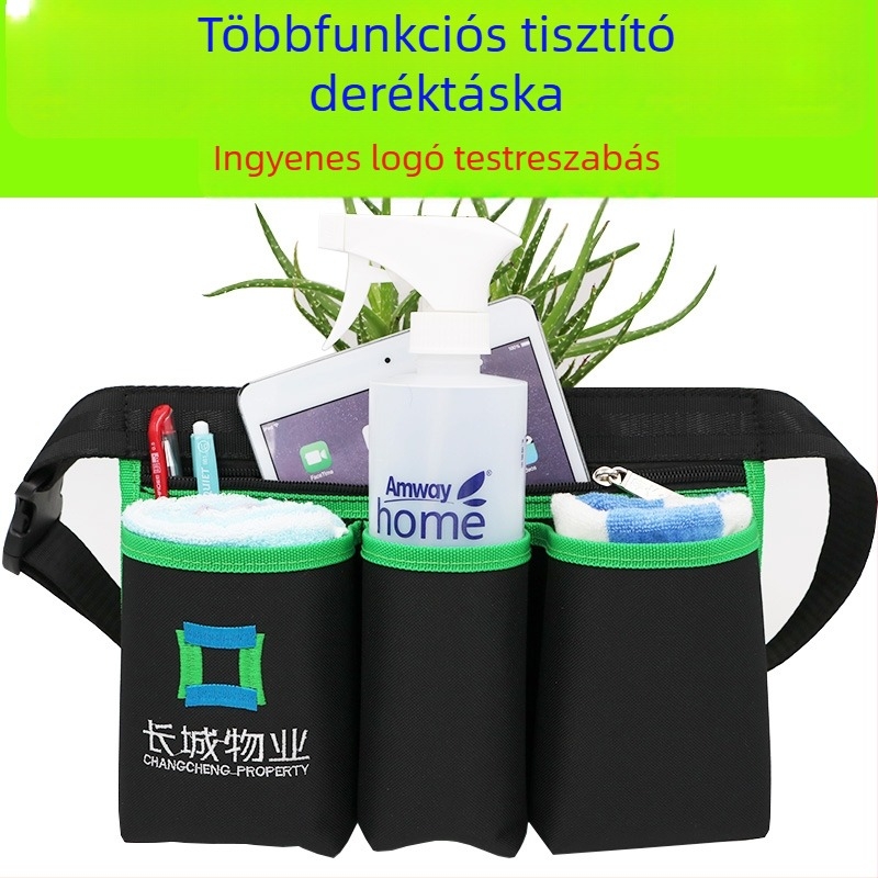 Vastagított vízálló tisztítási övtáska szállodai szolgáltatáshoz, bárhoz, KTV-hez és cateringhez