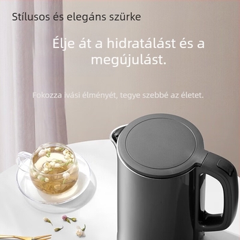 Supor 1.5L-es elektromos vízforraló, 304 rozsdamentes acél, automatikus kikapcsolás, otthoni használatra