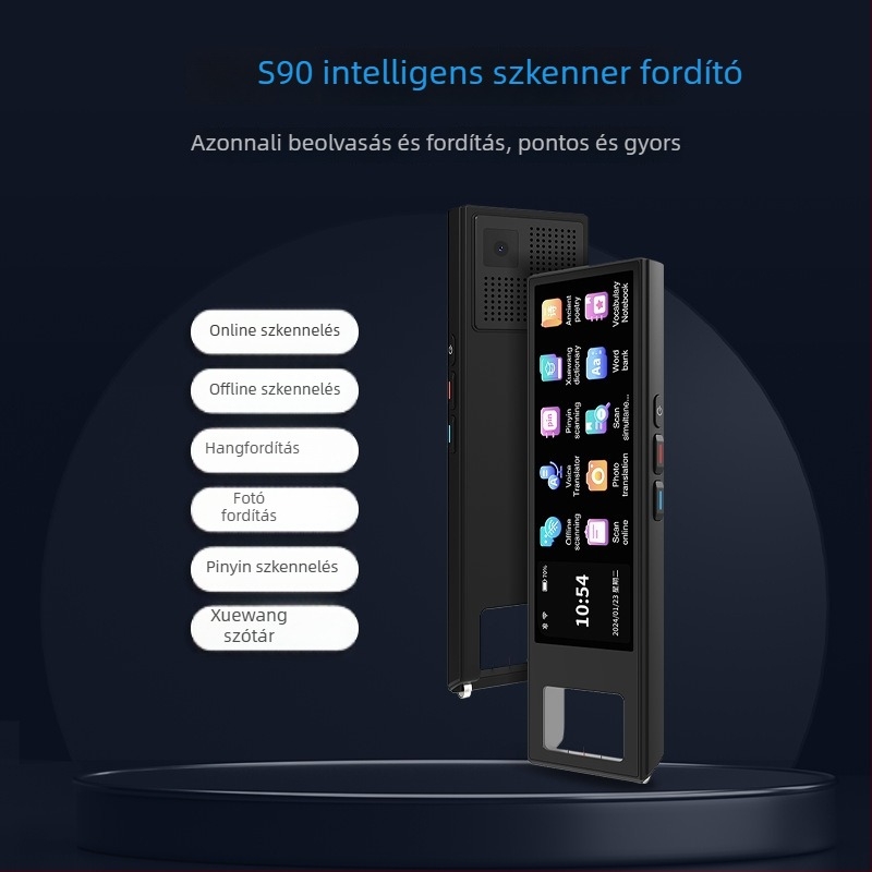 S90 intelligens szkennelő fordító és olvasó toll – azonnali szkennelés és fordítás másodpercek alatt
