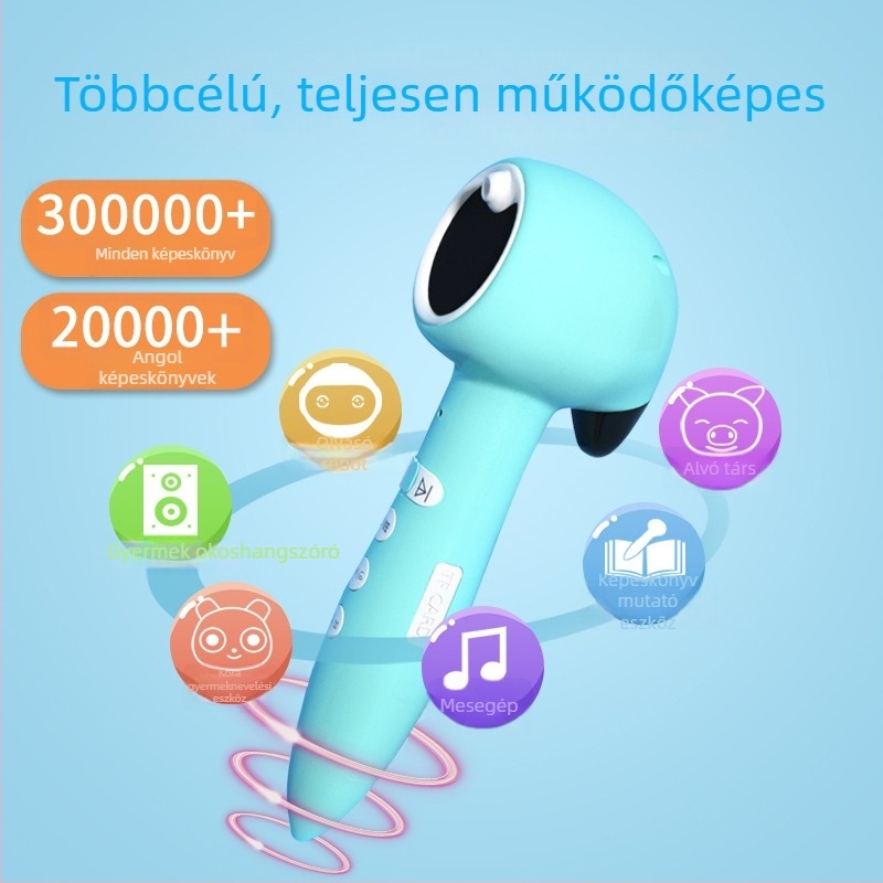 Tadpole olvasó toll gyerekeknek – A3SA6S modell, angol nyelvi szintekhez igazított olvasás, Wi-Fi, okos, univerzális