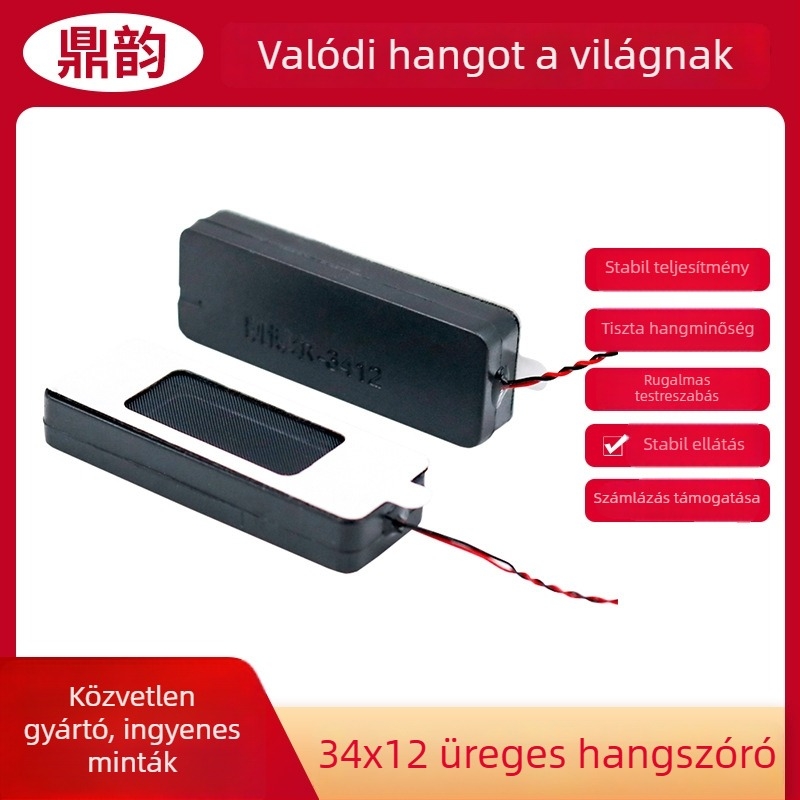 34x12 üreges hangszóró, AI-vezérelt okos otthoni rendszer, digitális szótár és játékkonzol, reklámberendezés, ultra vékony hangszóró