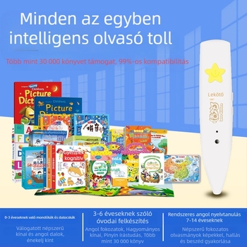 Raz Oxford univerzális olvasó toll gyerekeknek — korai oktatási olvasóeszköz Pinyin és angol nyelvvel (1–6)