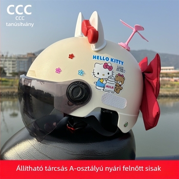 3C-tanúsítvánnyal rendelkező felnőtt fél sisak elektromos járművekhez, UV védelem, egész éves használatra, KT Cat