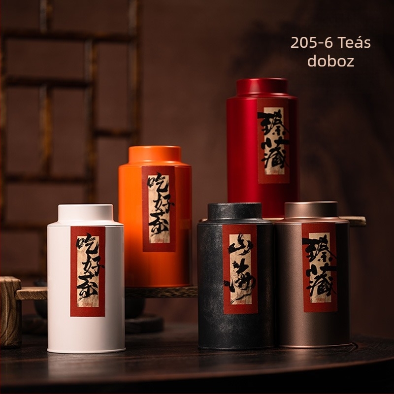 Prémium Phoenix Dancong Duck Shixiang tea vas dobozban, vadon élő őserdői fekete tea Jiucu Hongmei csomagolás