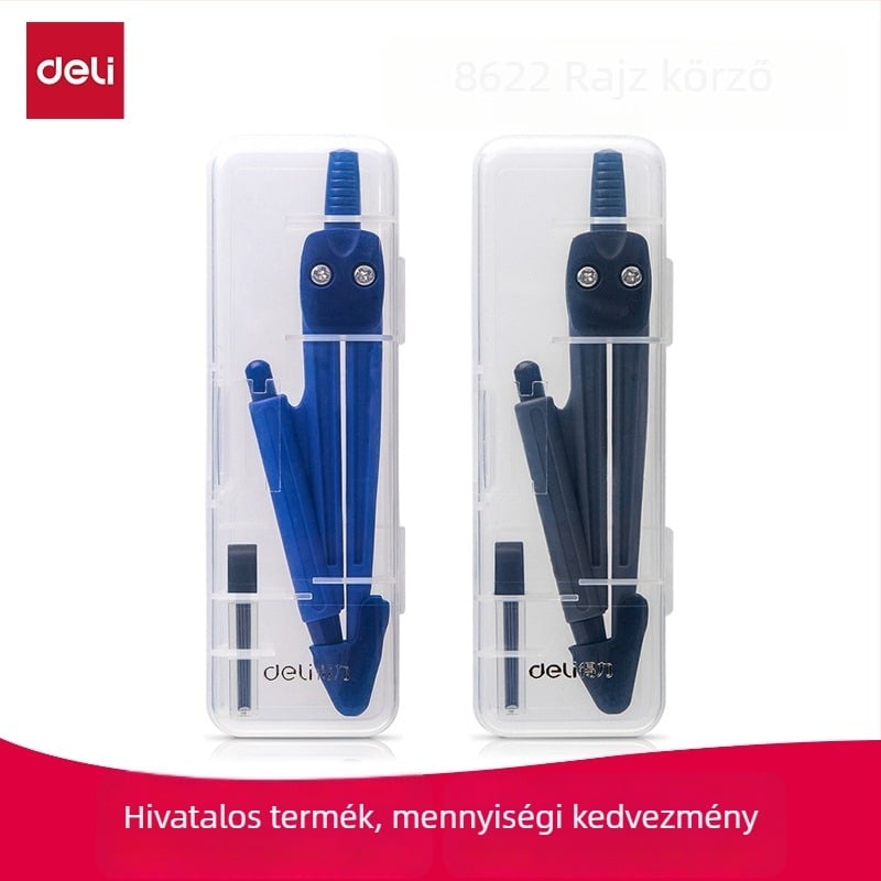 Deli 8622 rajzkörző, műanyag, max. 30 cm