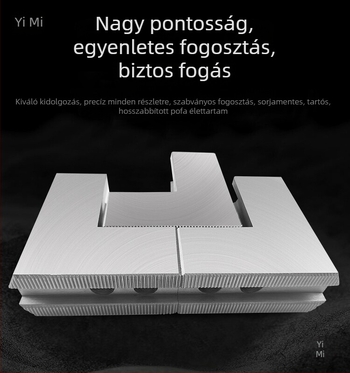 L-típusú puha állkapcsos hidraulikus tokmány, háromfogú fogó, megnövelt és megvastított hidraulikus állkapcsokkal, 6-8 hüvelyk CNC esztergához