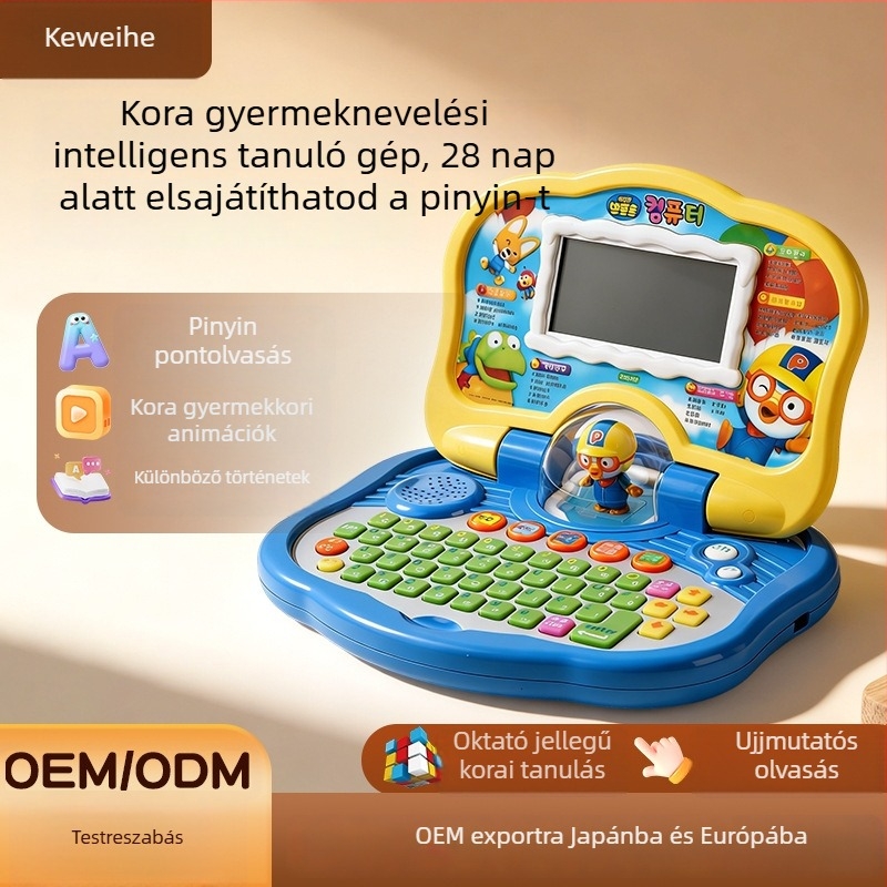 Gyerekeknek szánt okos tanulóeszköz korai oktatáshoz, Pinyin olvasás, szülő-gyermek interakció, többfunkciós olvasó készülék, testre szabható