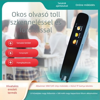AI-alapú szótár toll szkennelő fordítóval, angol nyelv tanulóinak általános- és középiskolában, offline.