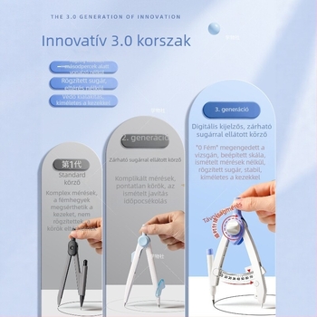 Digitális kijelzős körző készlet általános iskola és középiskola tanulóinak – professzionális rajzeszköz