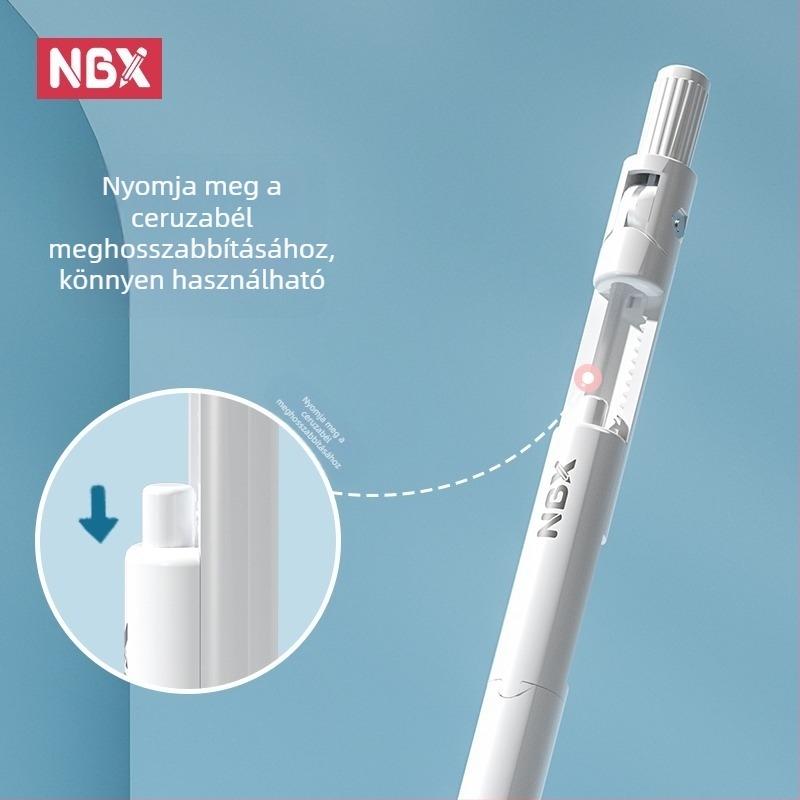 NBX körző toll, dupla használatú ceruzával, automatikus, fejlett, gimnáziumi és középiskolai diákok számára, lányoknak