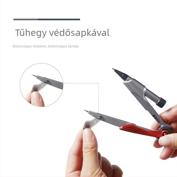 Zárható körző diákoknak, praktikus a matematika és geometria tanítására, professzionális rajzkörző cserélhető hegyeivel