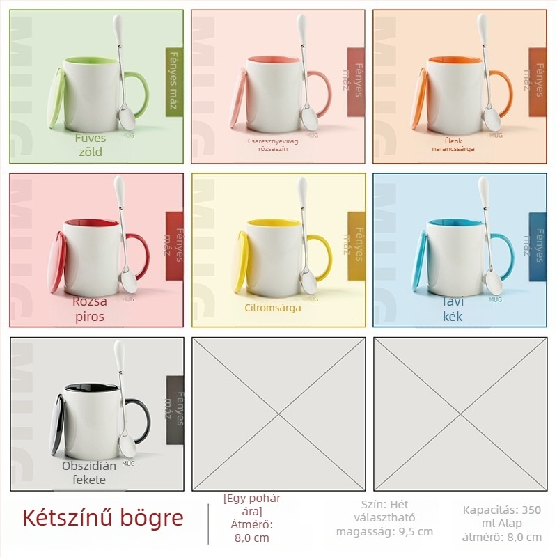 Kerámia bögre személyre szabott fotóval és logóval, hőtranszferes nyomtatás