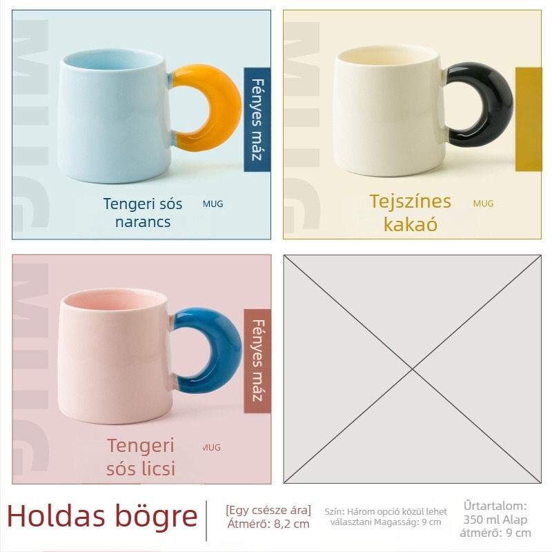 Kerámia bögre személyre szabott fotóval és logóval, hőtranszferes nyomtatás