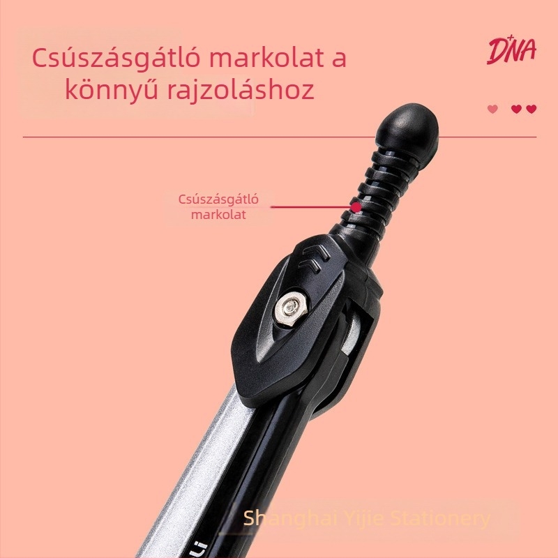 Deli 8645 fém körző diákrajzhoz és mérnöki tervezéshez