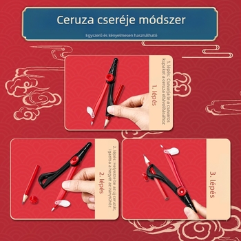 Fémmentes körző vizsgákhoz és rajzoláshoz