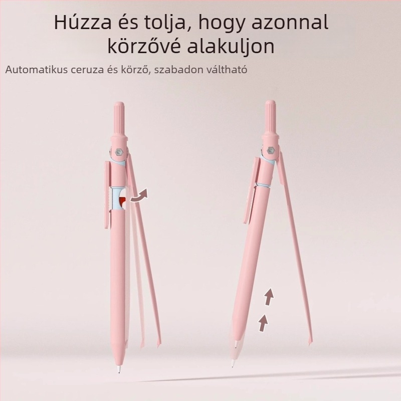 NBX Scream Körző Toll általános iskolai geometriához, többfunkciós rajzkészlet vonalzóval
