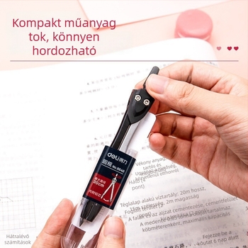 Deli 8646 Fém körző – rajzoláshoz és vizsgákhoz