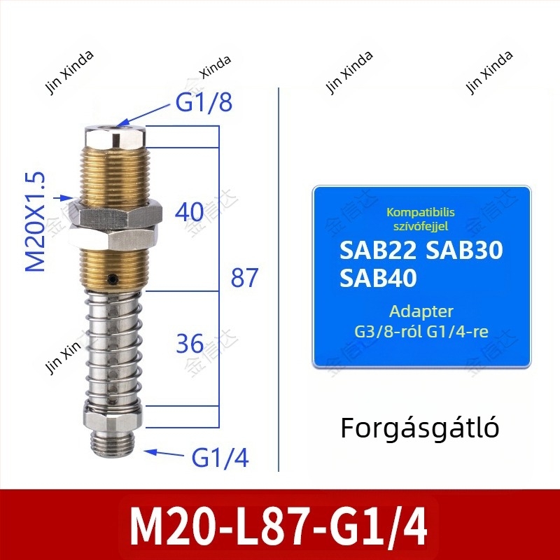 Robotkarhoz való vákuumos szívófej, egyszeres és kétszeres rétegű, átmérők 22/30/40/50/60/80/100/125 mm
