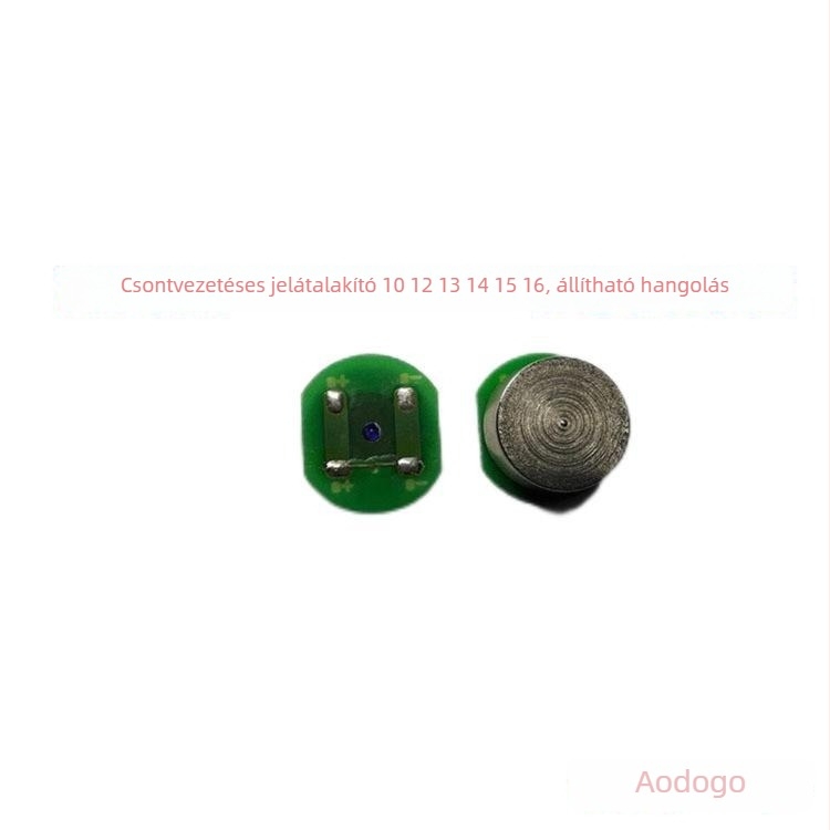 10 mm-es csontvezetési transzduktor, megmunkált D-típus, fülhallgatókhoz