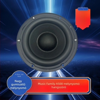 6,5 hüvelykes mélybasszus hangszóró, 4 Ω, 100 W Bluetooth hangszóró – Music Family 500
