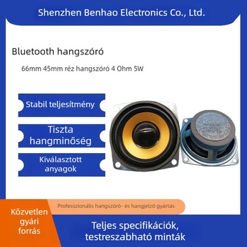 Multimédiás Bluetooth hangszóró, antik bronz szín, 5W