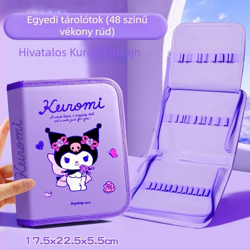 Sanrio 24 színű akrilfilctollak tároló táska gyerekeknek