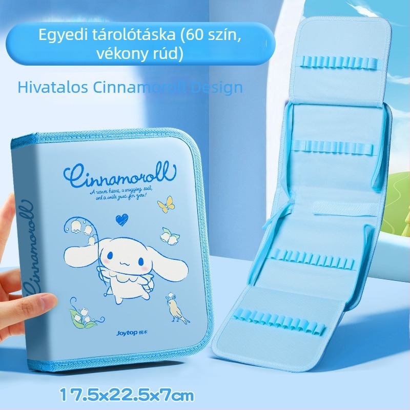 Sanrio 24 színű akrilfilctollak tároló táska gyerekeknek