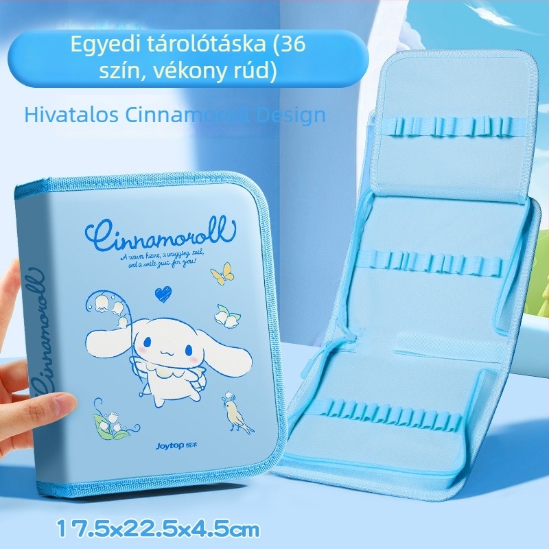 Sanrio 24 színű akrilfilctollak tároló táska gyerekeknek