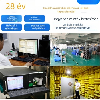 Kerek formájú 45 kamrás hangszóró diafragmával, Bluetooth kültéri mélybasszus hangfal