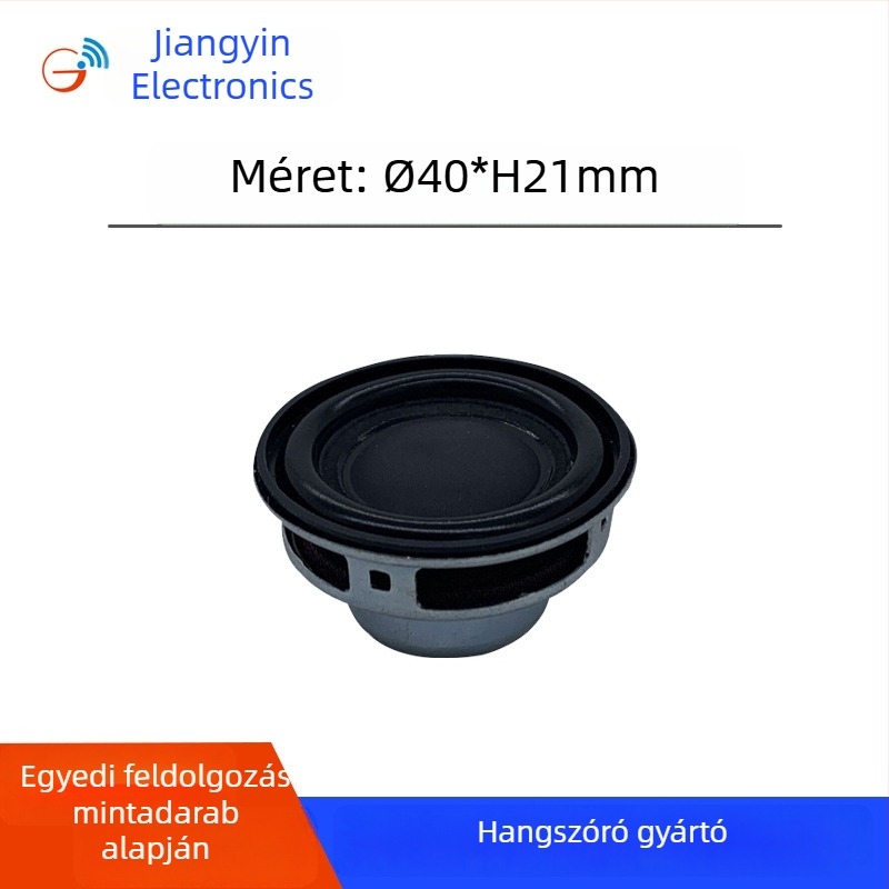 40 mm-es, kettős mágneses neodínium hangszóró, PU él, Bluetooth kültéri hangszóró, 4Ω 5W