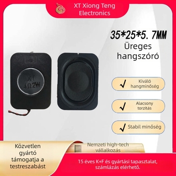 3525 korpuszhoz illeszkedő hangszóró, 4–8 Ω, 2 W, DIY multimédiás AI beszédrobot hangszóró