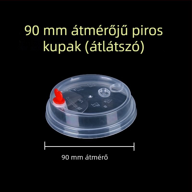 Egyszer használatos tejes tea pohár, 90 mm átmérőjű, matt műanyag pohár hideg italokhoz, gyümölcsteához és szója tejhez