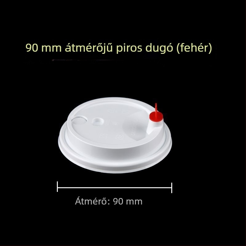 Egyszer használatos tejes tea pohár, 90 mm átmérőjű, matt műanyag pohár hideg italokhoz, gyümölcsteához és szója tejhez