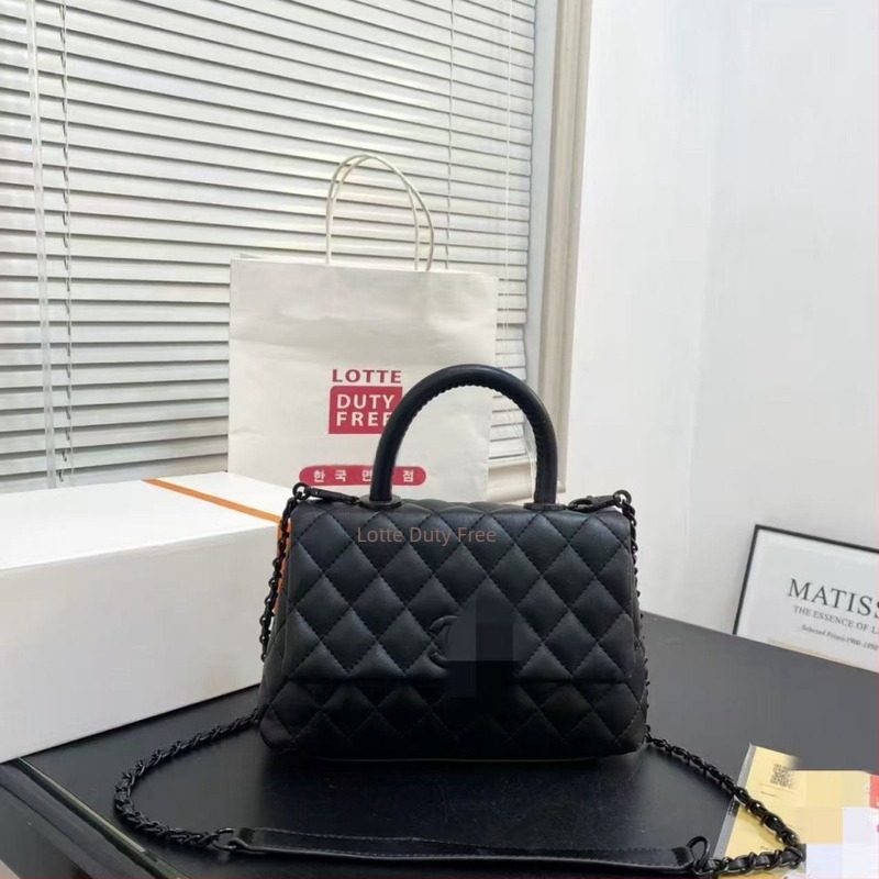 Diamantmintás quiltelt láncos válltáska, elegáns női kézitáska, crossbody modell