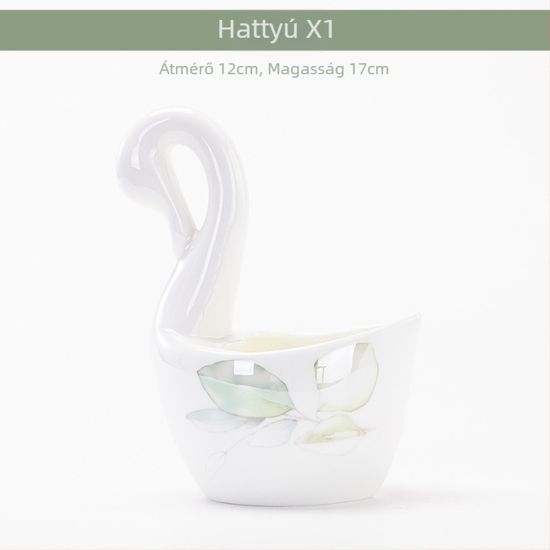 Porcelán étkészlet tálakkal és tányérokkal virágos mintával, mikrohullámú sütőben használható, mázas felület, két méret 11–12 cm és 15–16 cm, ideális ajándék