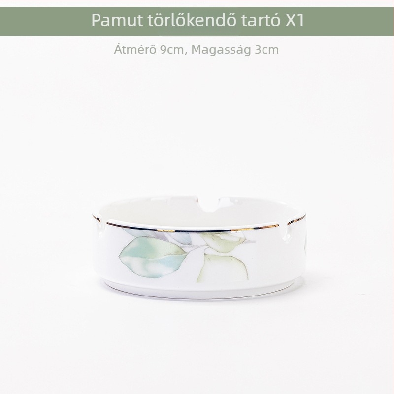 Porcelán étkészlet tálakkal és tányérokkal virágos mintával, mikrohullámú sütőben használható, mázas felület, két méret 11–12 cm és 15–16 cm, ideális ajándék