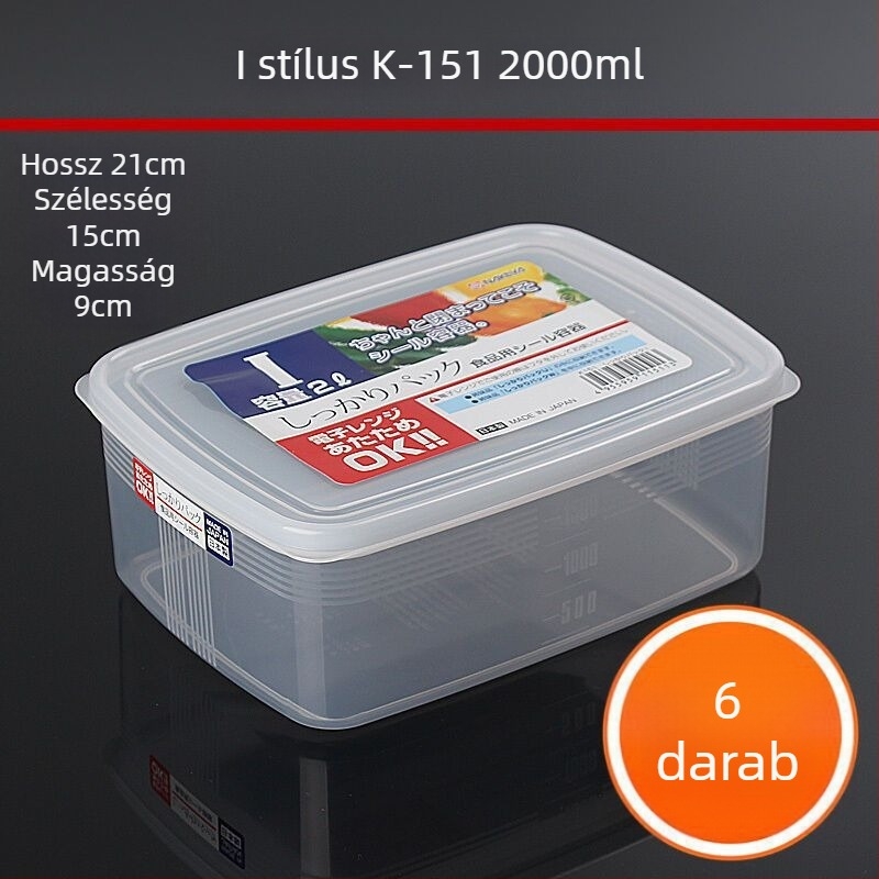 Hűtőszekrény tároló doboz fedővel, átlátszó műanyag doboz tojások és gombócok számára, mikrohullámú sütőben használható, fagyasztóbarát, szivárgásmentes