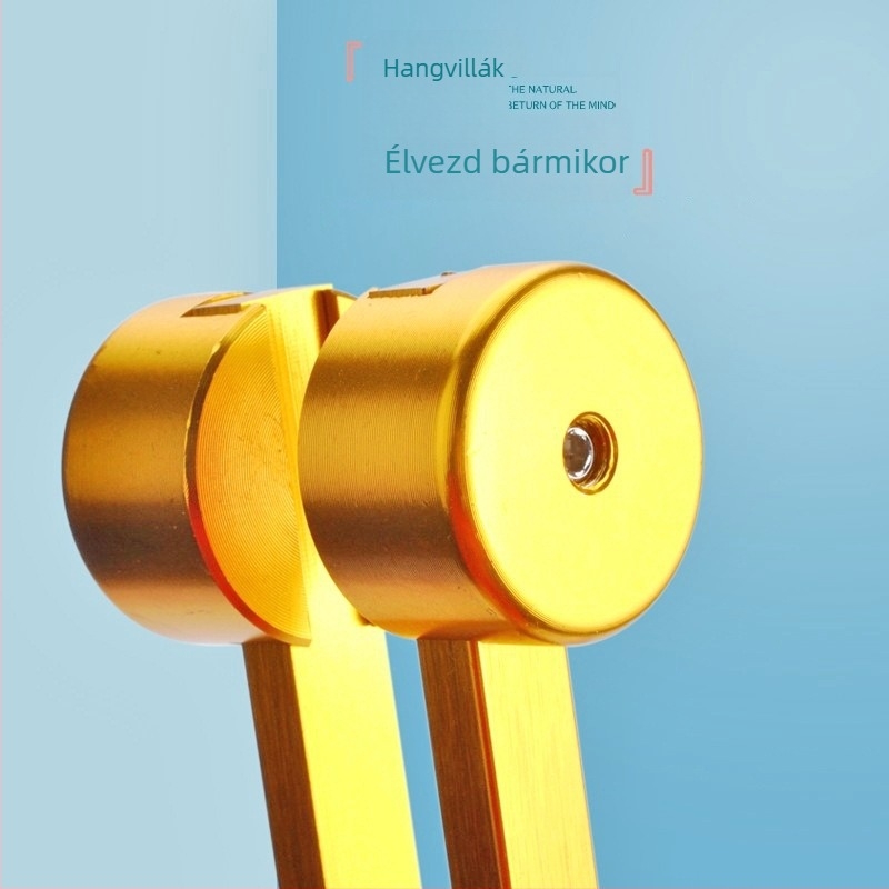 128 Hz-es alumínium fültisztító készlet fülkanállal