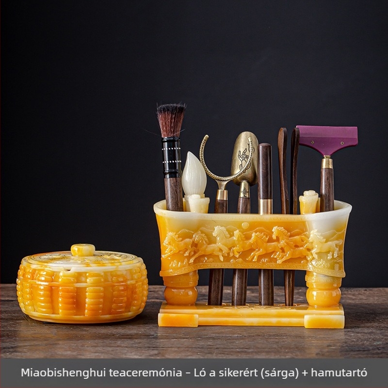 Hat úriemberes tea ceremónia készlet