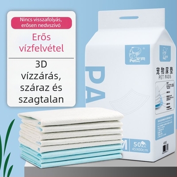 Sűrített háziállat pelenka alátét kutyáknak és macskáknak, nedvszívó