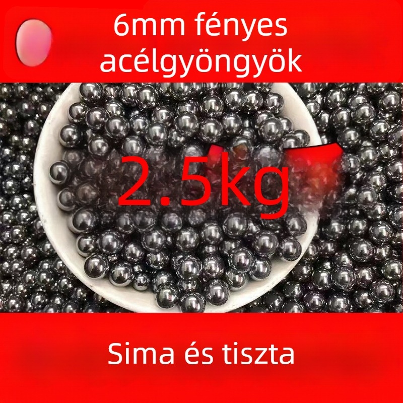 8 mm-es acélgolyók, polírozott felület, 10 kg nagykereskedelem