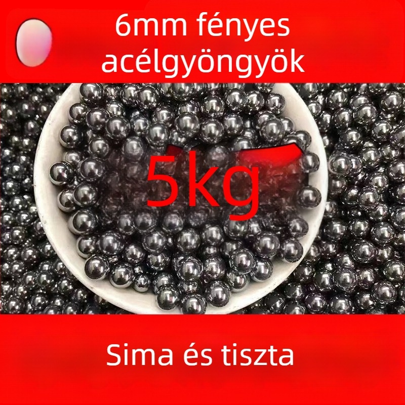 8 mm-es acélgolyók, polírozott felület, 10 kg nagykereskedelem