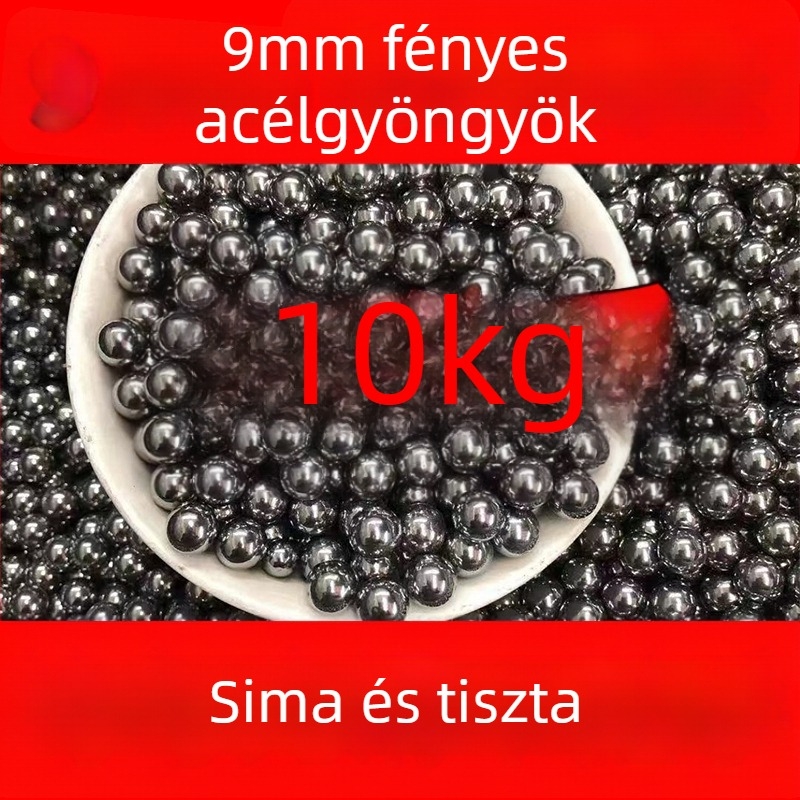 8 mm-es acélgolyók, polírozott felület, 10 kg nagykereskedelem