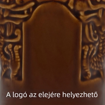 Linda kerámia borosüveg sárkány motívummal, Maotai-stílusú Guotai, fehér agyagból készült üveg, 0,5 kg