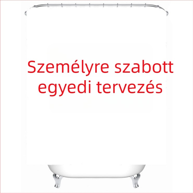 Személyre szabott vízálló zuhanyfüggöny digitális nyomtatással – modern minimalist stílus