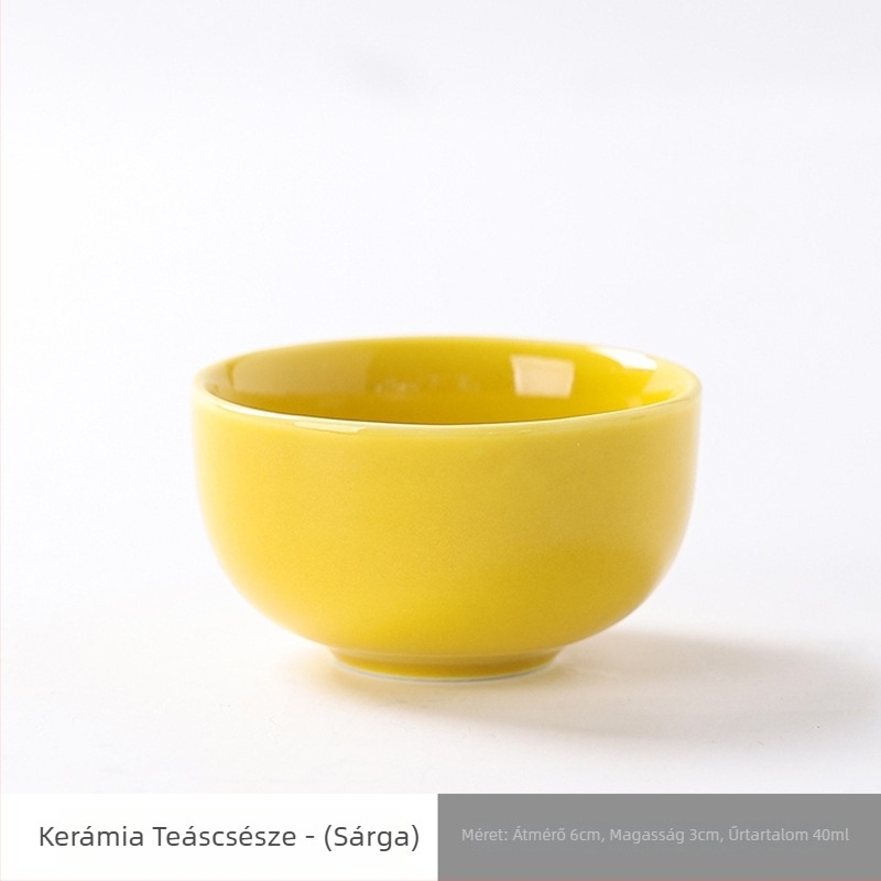 Dingyao matt teáskanna kerámiából, Ru-kiln Xishi, Kung Fu teáskészlet