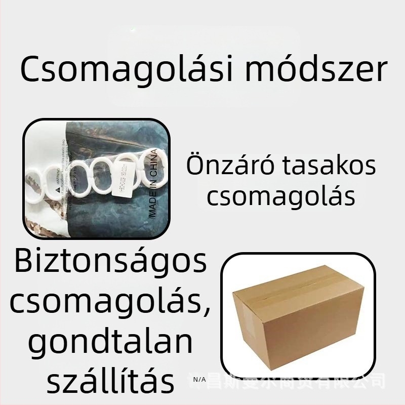 Testreszabható vastagított vízálló zuhanyfüggöny poliészterrel, logónyomtatási lehetőséggel