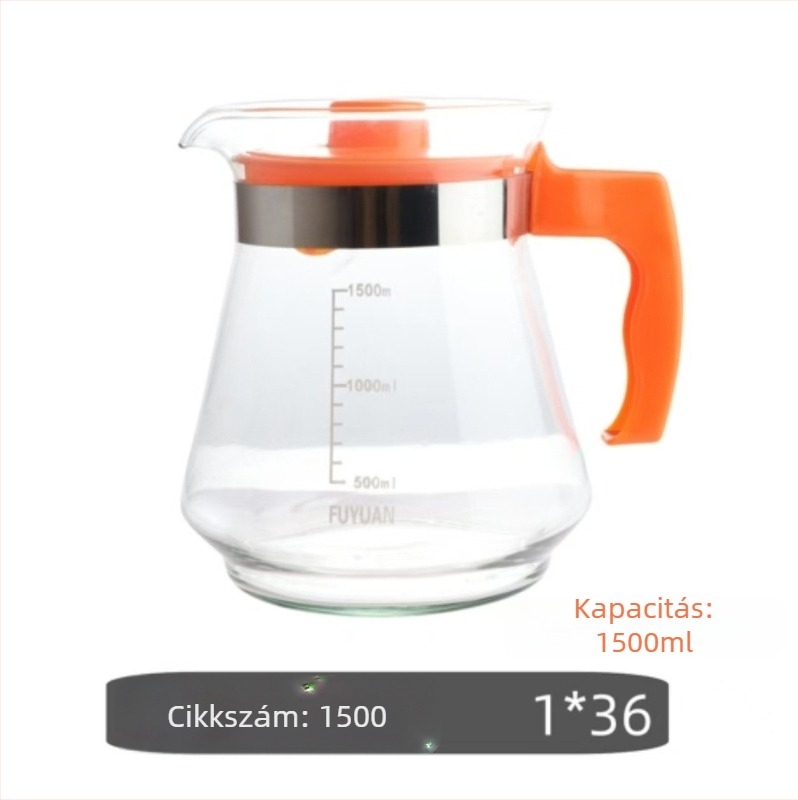 Üveg teáskanna és kancsó otthoni használatra — hőálló üveg, teázáshoz ideális
