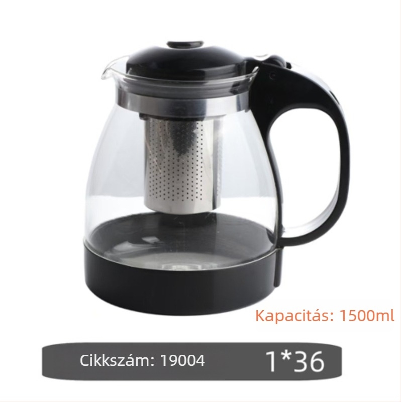Üveg teáskanna és kancsó otthoni használatra — hőálló üveg, teázáshoz ideális