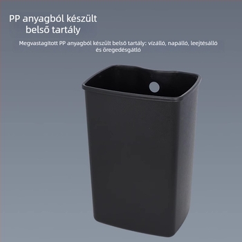 Rozsdamentes acél tea-utómaradék gyűjtő, nagy kapacitású irodai használatra, szűrővel a tea‑utómaradványokhoz